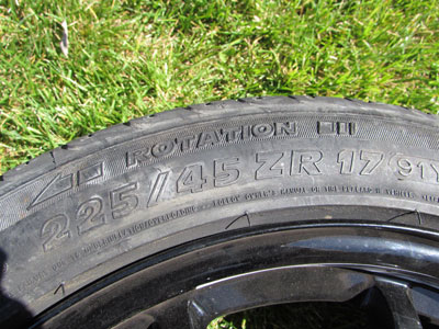 Mercedes Spare Wheel Tire Rim A21040118026